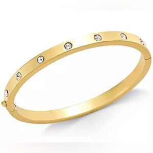Kate Spade New York Bezel set Polished Bangle Bracelet w/ dust bag.
